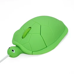 Cartoon Turtle Mouse Gamer Lovely  3D Gaming Wired Mouse 1200DPI 3 Keys For Laptop PC Office Computer Funny Gift