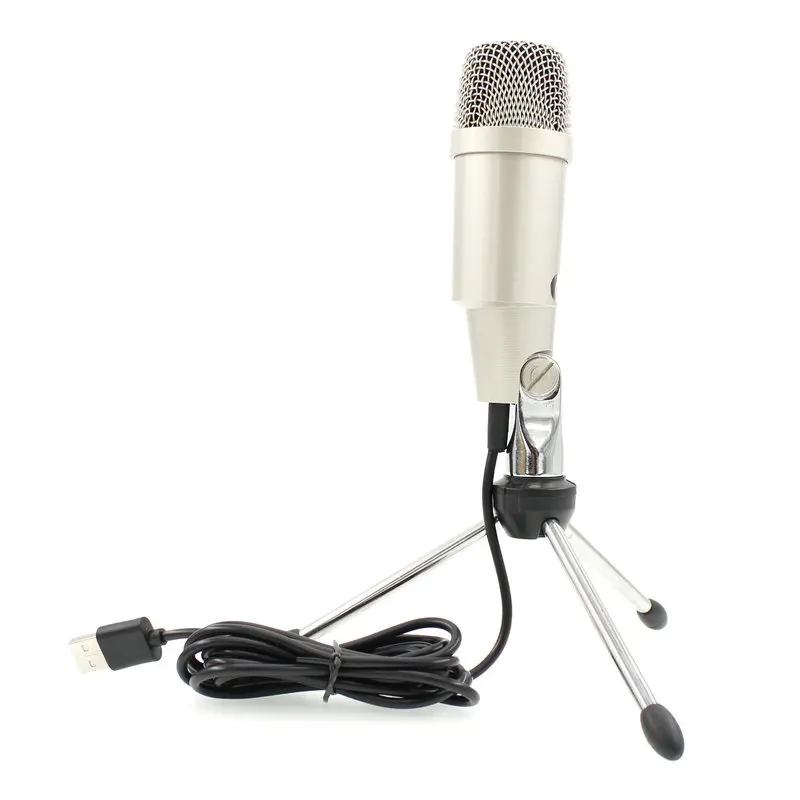 Micrófono USB micrófonos de condensador grabación para ordenador PC Windows enchufe profesional, micrófono de estudio de reproducción