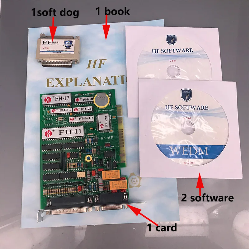 WEDM Original HF Card PCI Version and Control Program System Expansion Card for CNC EDM Wire Cut Machine
