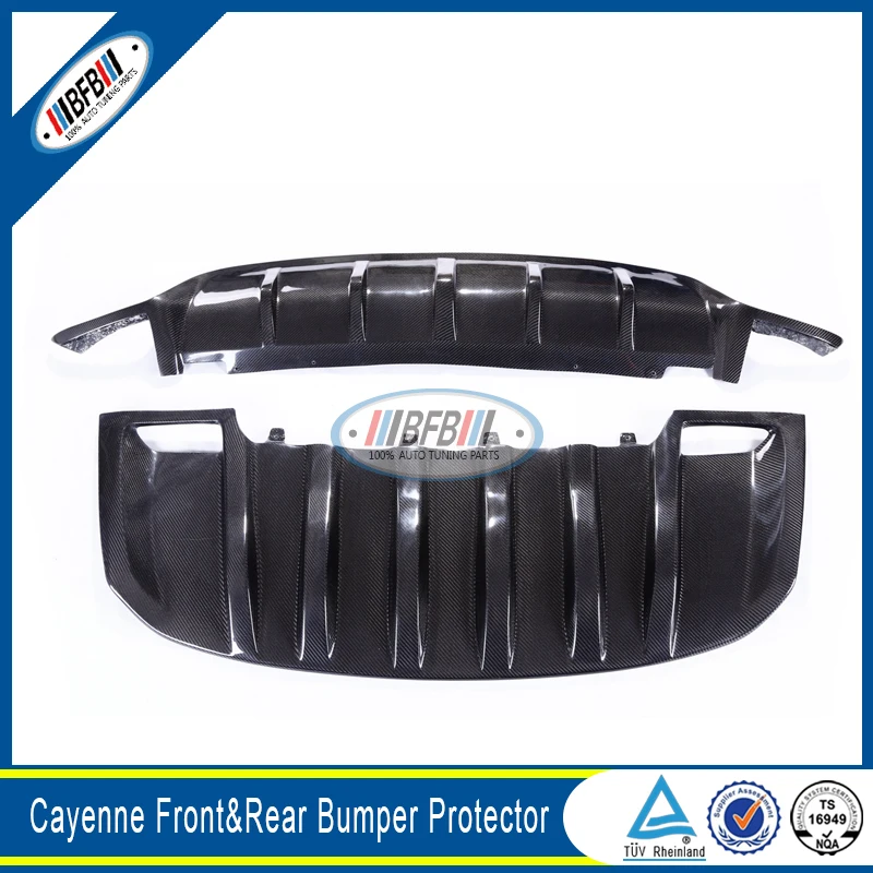 Auto Car Accessories Front and Rear Bumper Protector For Cayenne 2014-2017