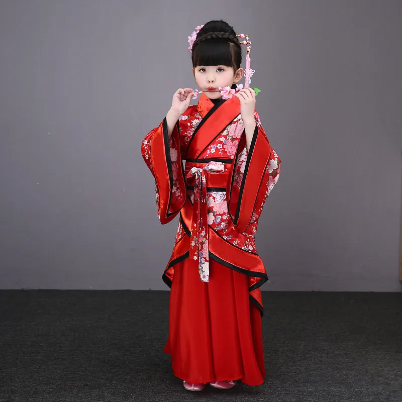 Nieuwe Kinderkostuums Kostuums Meisje Kostuum Sprookjesachtige Dans Kleding Leerlingen Guoxue Kostuum Meisje Hanfu