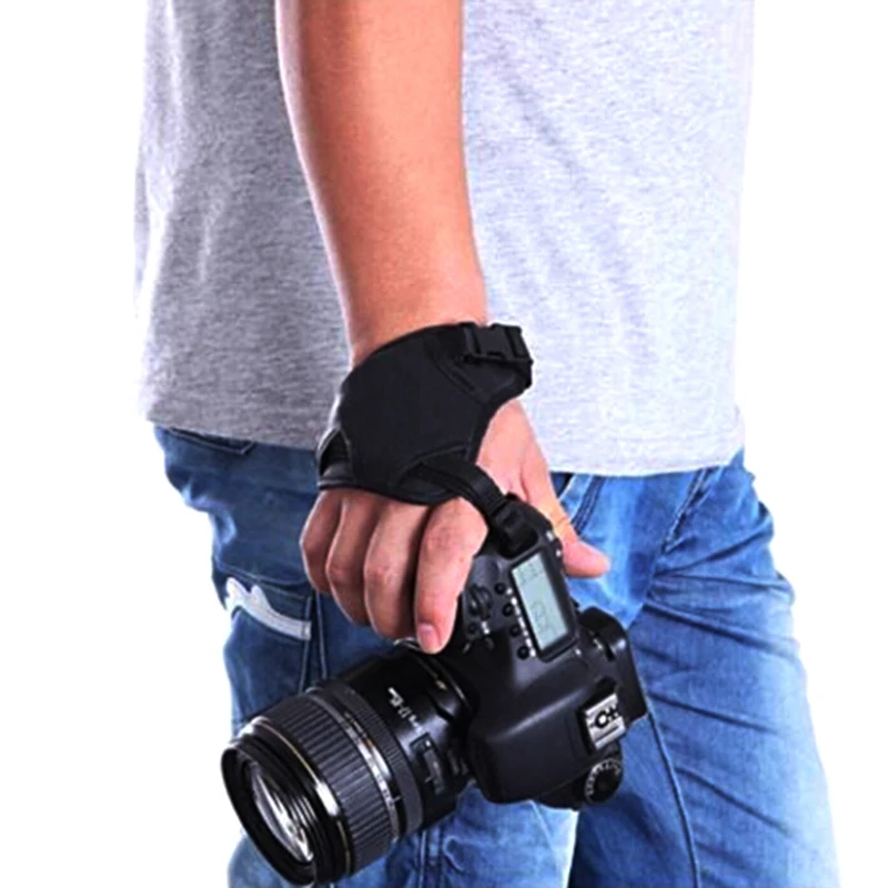 1pc Hand Grip Camera Strap PU Leather Hand Strap For Camera Camera Photography Accessories for DSLR