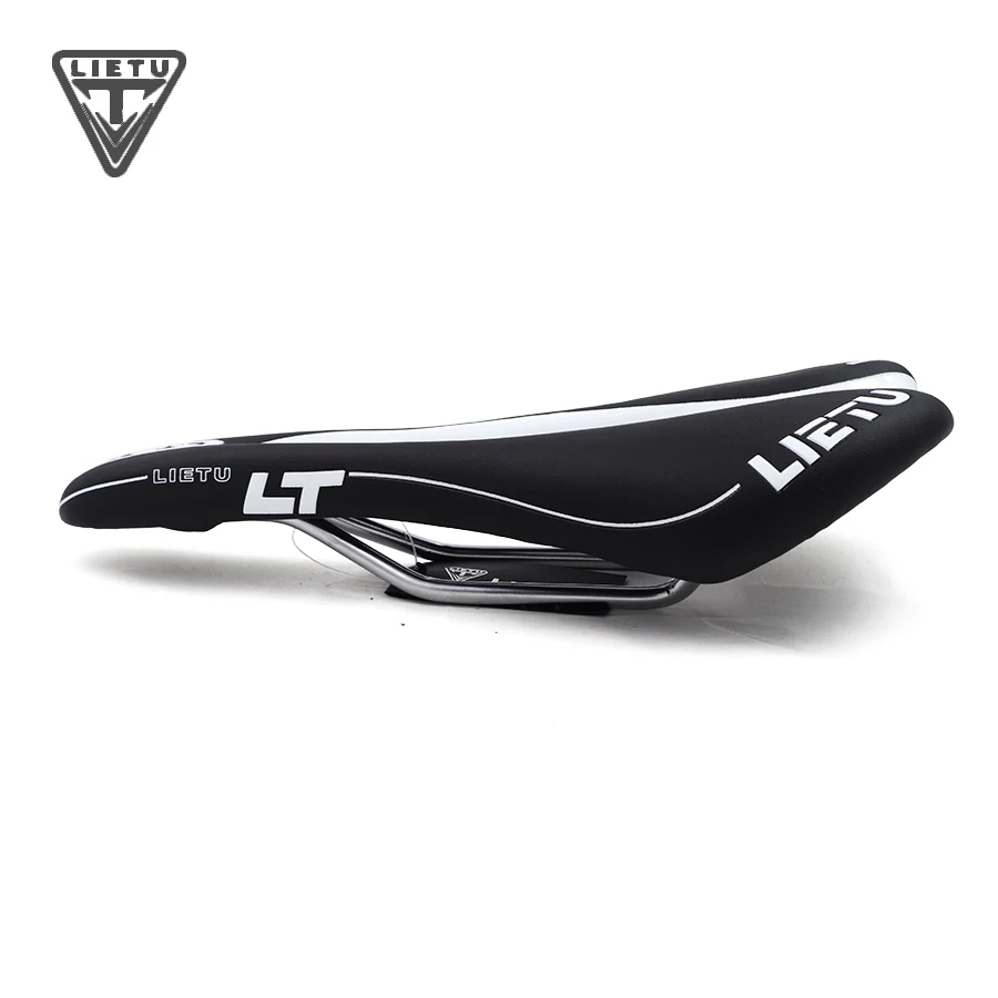 Hot Sale Cycling Bicycle Saddles MTB Road Cycling Saddle Seat PU Leather Comfortable 273*135mm Bicycle Seat Black Bike Parts