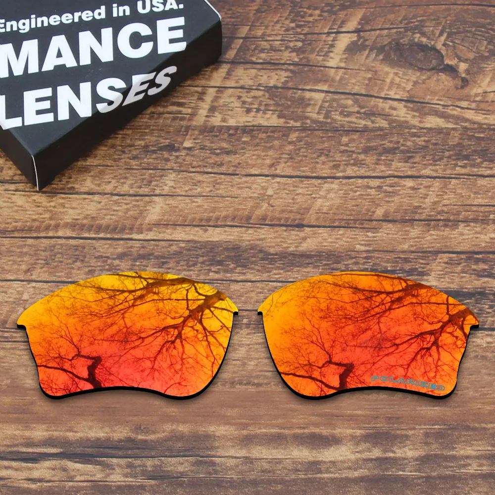 

Millerswap Resist Seawater Corrosion Polarized Replacement Lenses for Oakley Half Jacket XLJ Sunglasses Orange Red Mirrored