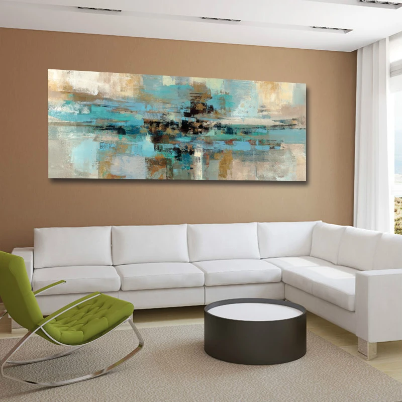 Modern Abstract Long Canvas Print Painting Pictures Posters And Prints For Living Room Home Decoration Wall Art No Frame image 3