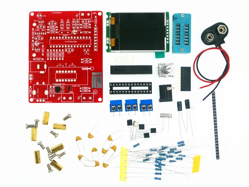 Multifunctional Tester GM328 Transistor Tester Diode Capacitance ESR Meter PWM Square Wave Signal Generator/ case