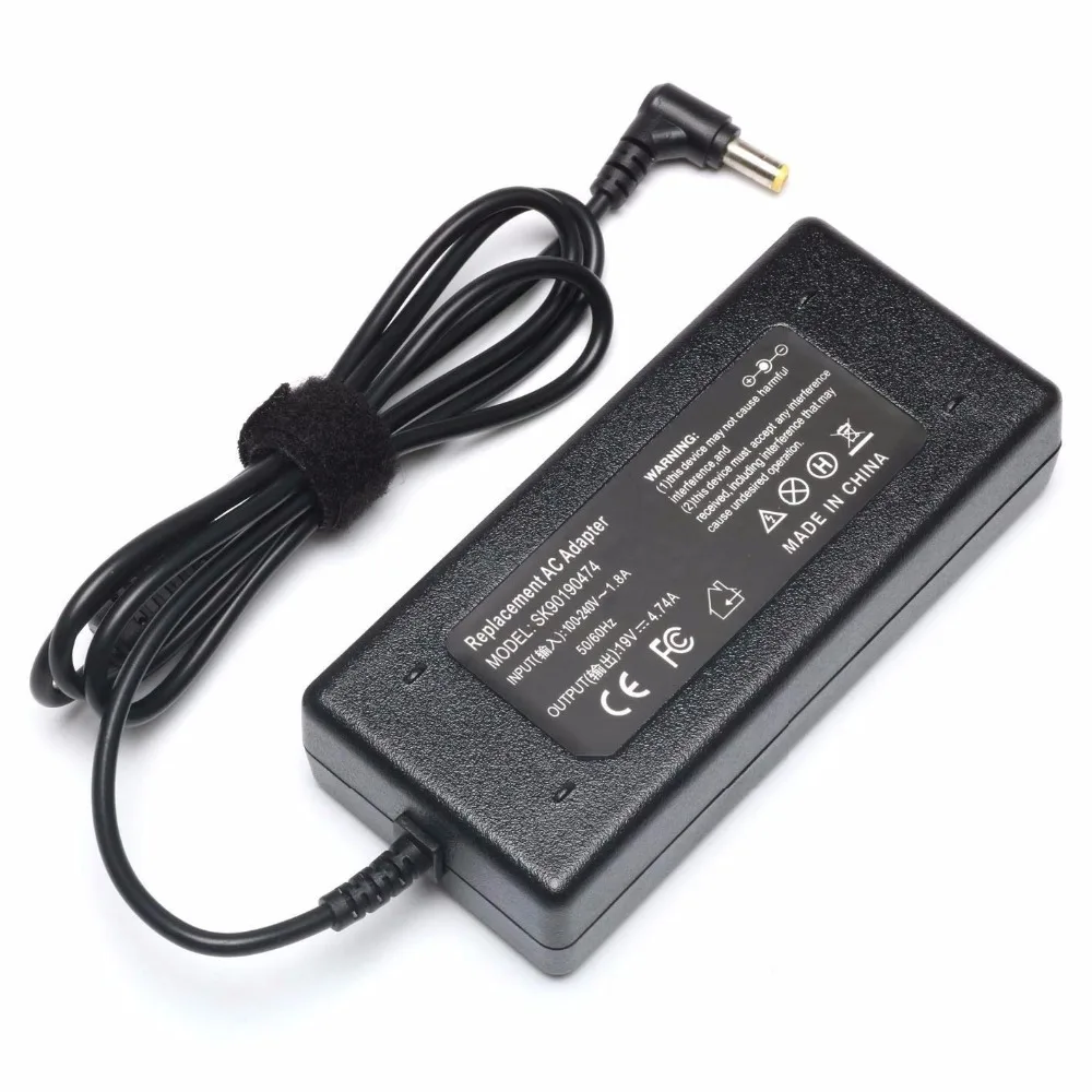 19V4.74A DC5.5*2.5mm Laptop Adapter Charger for Toshiba Satellite C675 C850 C855 L655 L675 L745 L755 L775 L855 L875