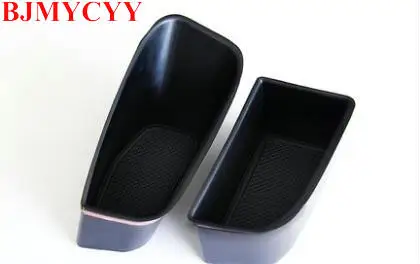 BJMYCYY Car Organizer Accessories Door Handle Storage Front Box Phone Holder Container Tray Car Styling for Audi Q5 2009-2017