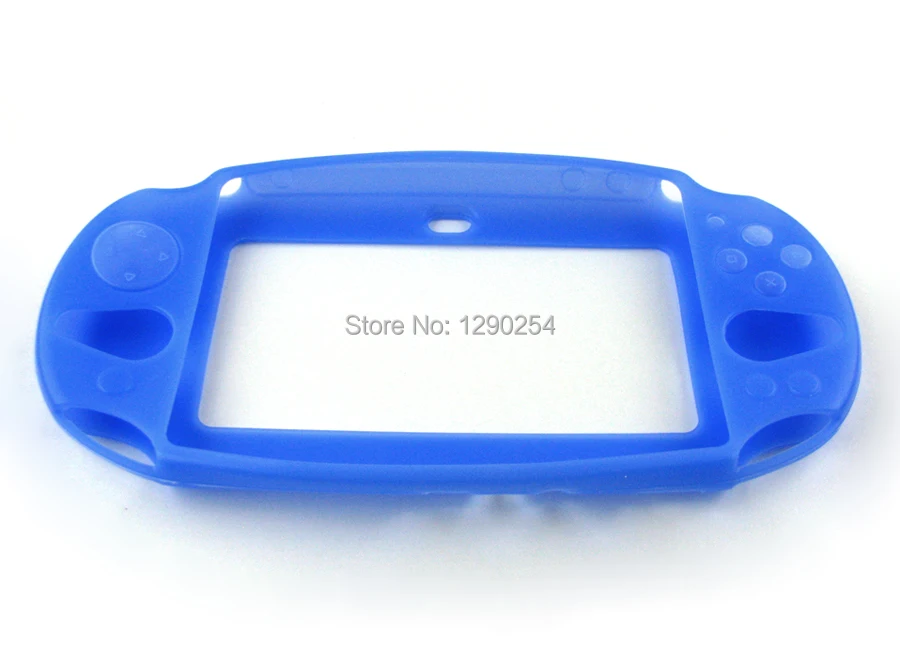 2pcs Soft Silicone Skin Protector Guard Cover Protective Case Protect Shell For PSV 2000 PSVita PSV2000 Console