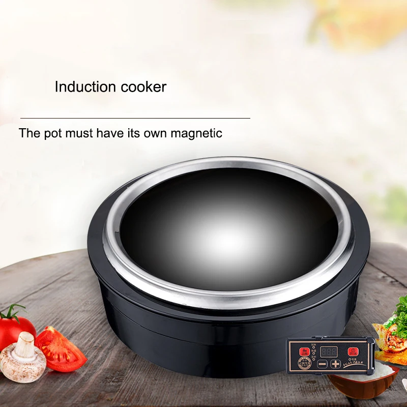 

3000W Large Power Induction Cooker Embedded Concave Induction Hob Hot pot Electric Cooker Furnance Fire Boiler Induction Cooker