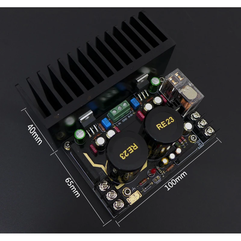 Kits de placa de amplificador de áudio lm1875 de componentes eletrônicos de amplificador estéreo de alta qualidade