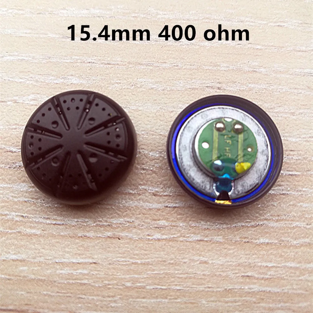 

1 Pair 15.4mm 400ohm Flat Head Earbuds Speaker High Impedance Diy MX500 Driver Unit Graphene Speaker unit Earphone Accessories