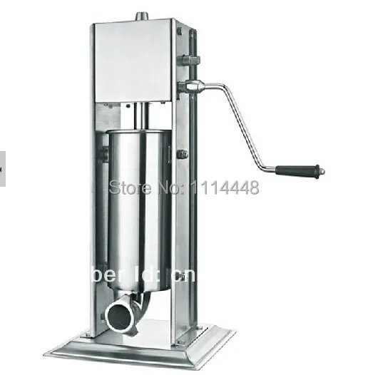 Manual Stainless Steel Sausage Stuffer Sausage Maker Sausage Filler 7L