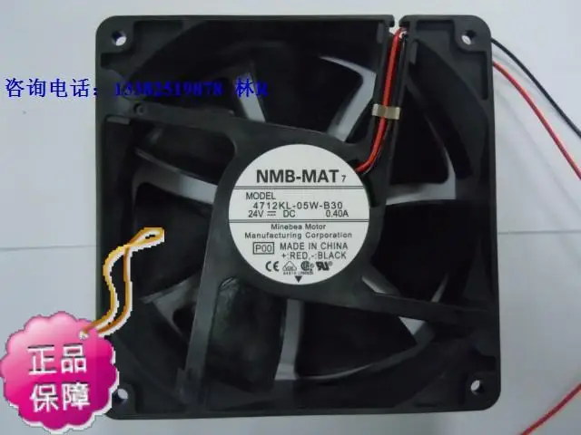 

NEW NMB-MAT NMB 4712KL-05W-B30 DC24V12032 Axial cooling fan