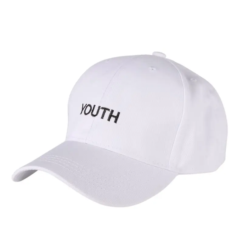 2018 Sport Caps Women Men Running Caps Youth Letter Embroidery Hats Black White Hat running cap