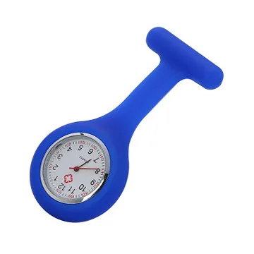 Reloj de bolsillo familiar para enfermera, superpráctico, cómodo de usar, con variedad de colores en la superficie de cuarzo a elegir