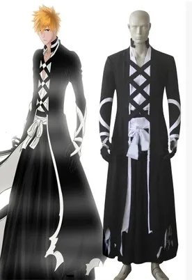 Kurosaki Ichigo Fullbring New Bankai Look Cosplay Costume 11