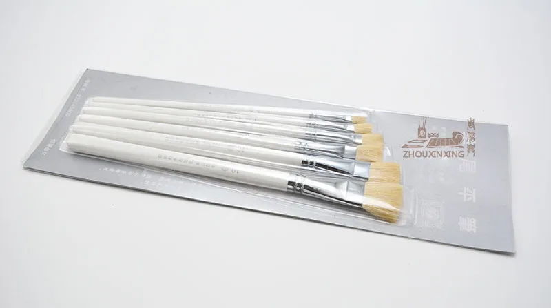 Кисть для рисования гуашью, 6 шт./компл.