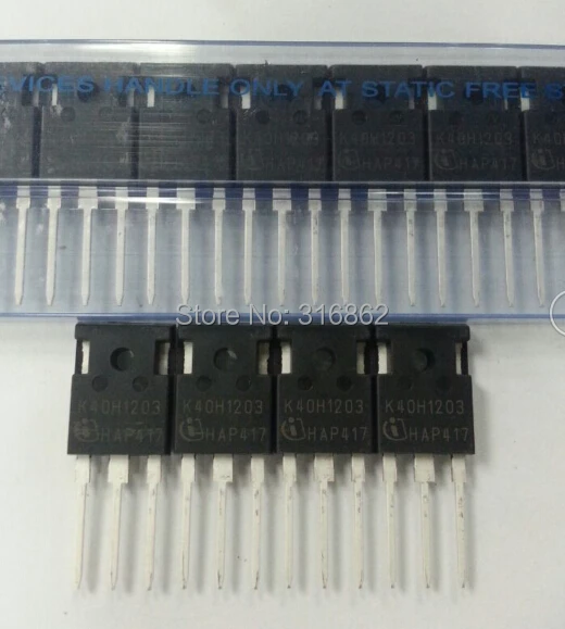 

IKW40N120H3 K40H1203 5PCS/LOT ORIGINAL Transistor Free Shipping Electronic Components kit