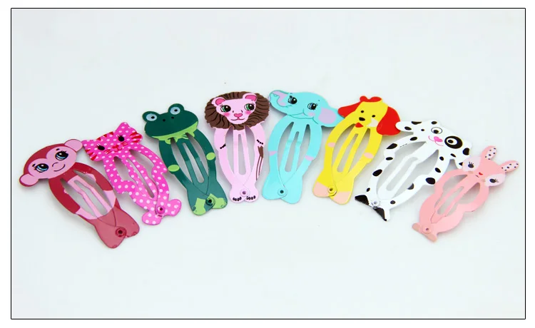 Pet Dog Hair Clips Fashion Cute Small Cat Dog Hairpin Pet Grooming Hair Accessories  Cartoon animal variety 5pcs/lot