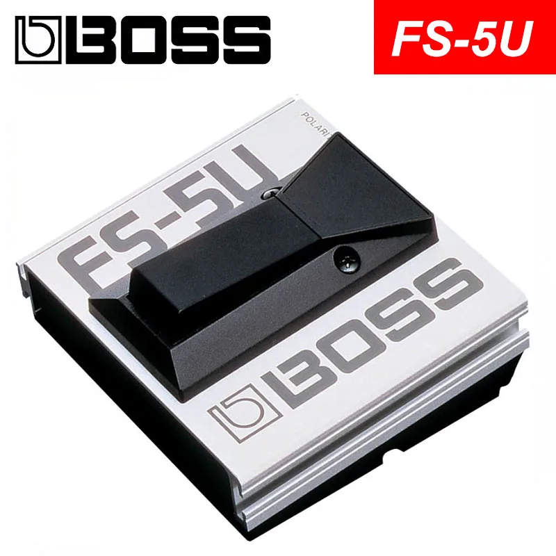 Boss Fs-5U FS-5L Nonlatching Footswitch / Metal Footswitches Bundle with Picks, Pickbag, Polishing Cloth and Strings Winder