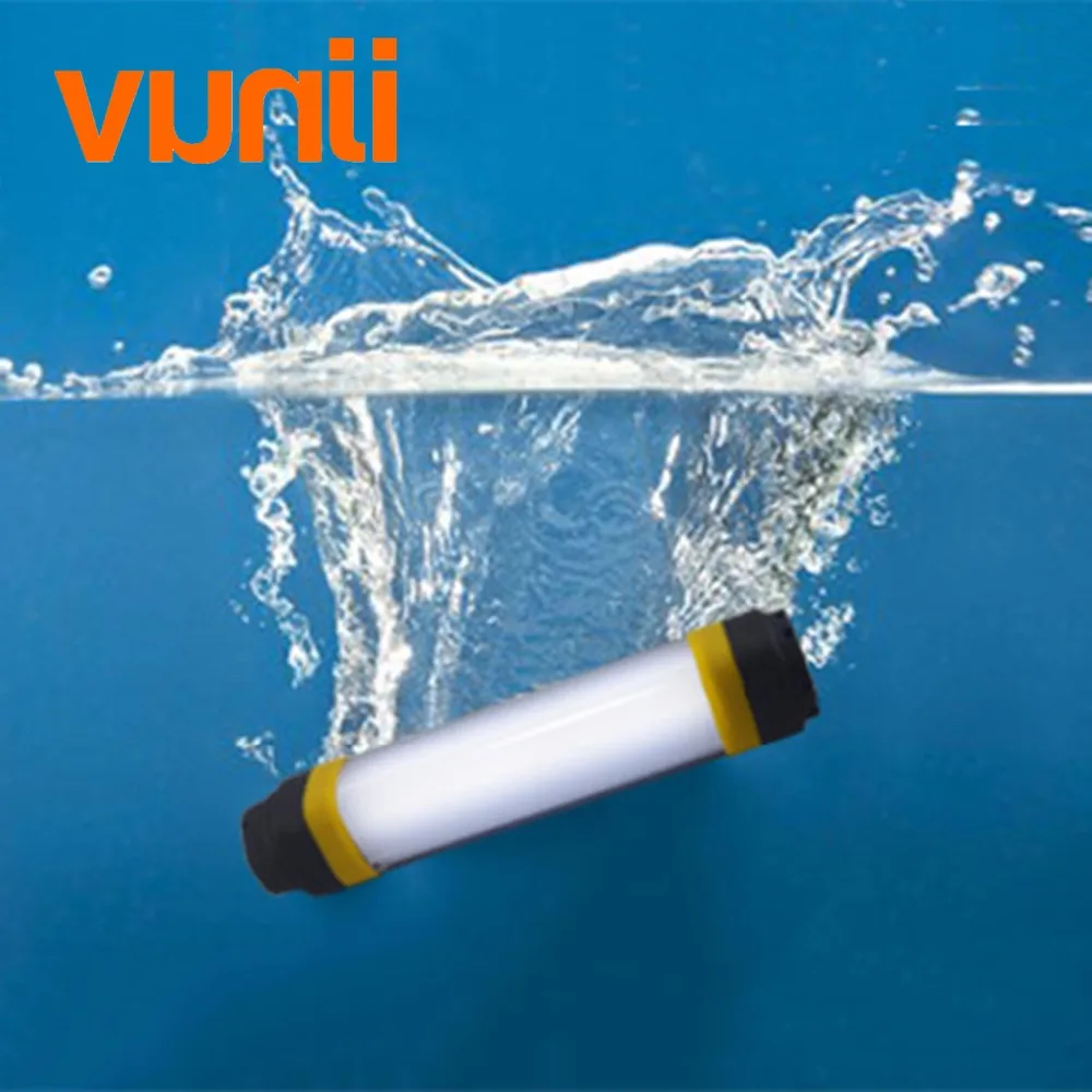 Portable IP68 4400mAh 7Modes Dimmable Power Bank Rechargeable Emergency SOS Flashing Magnetic Multifunction LED Camping Light