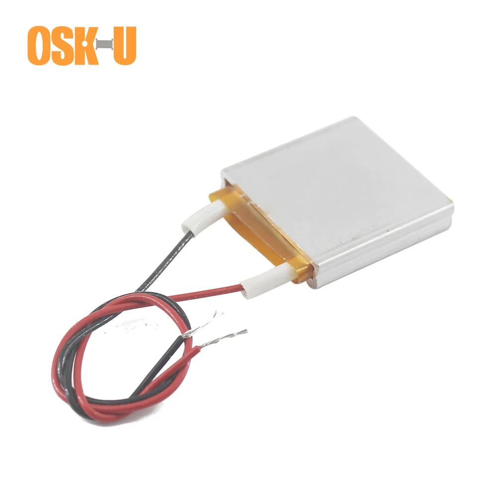 2 Pcs Thermostatische Ptc Elektrische Kachel Element 5V 30X30X6 Mm 40/70 Graden Celsius Ptc Verwarming element Voor Ontvochtiger