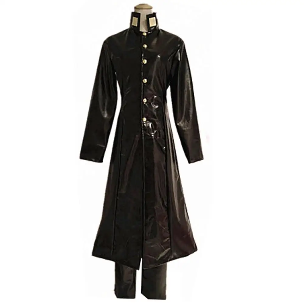2025 Noriaki Kakyoin Outfit Cosplay Costume Coat Suit Leather Version