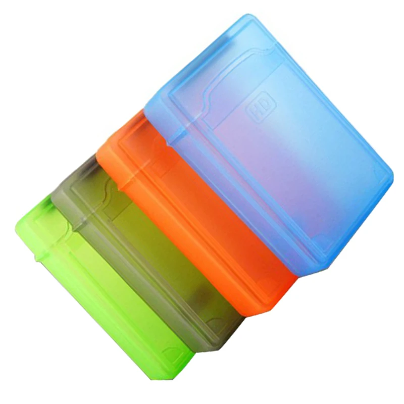 5 PCS 3.5 "Portable IDE Sata HDD External Case Hard Drive Case Hard Case Plastic Protection case