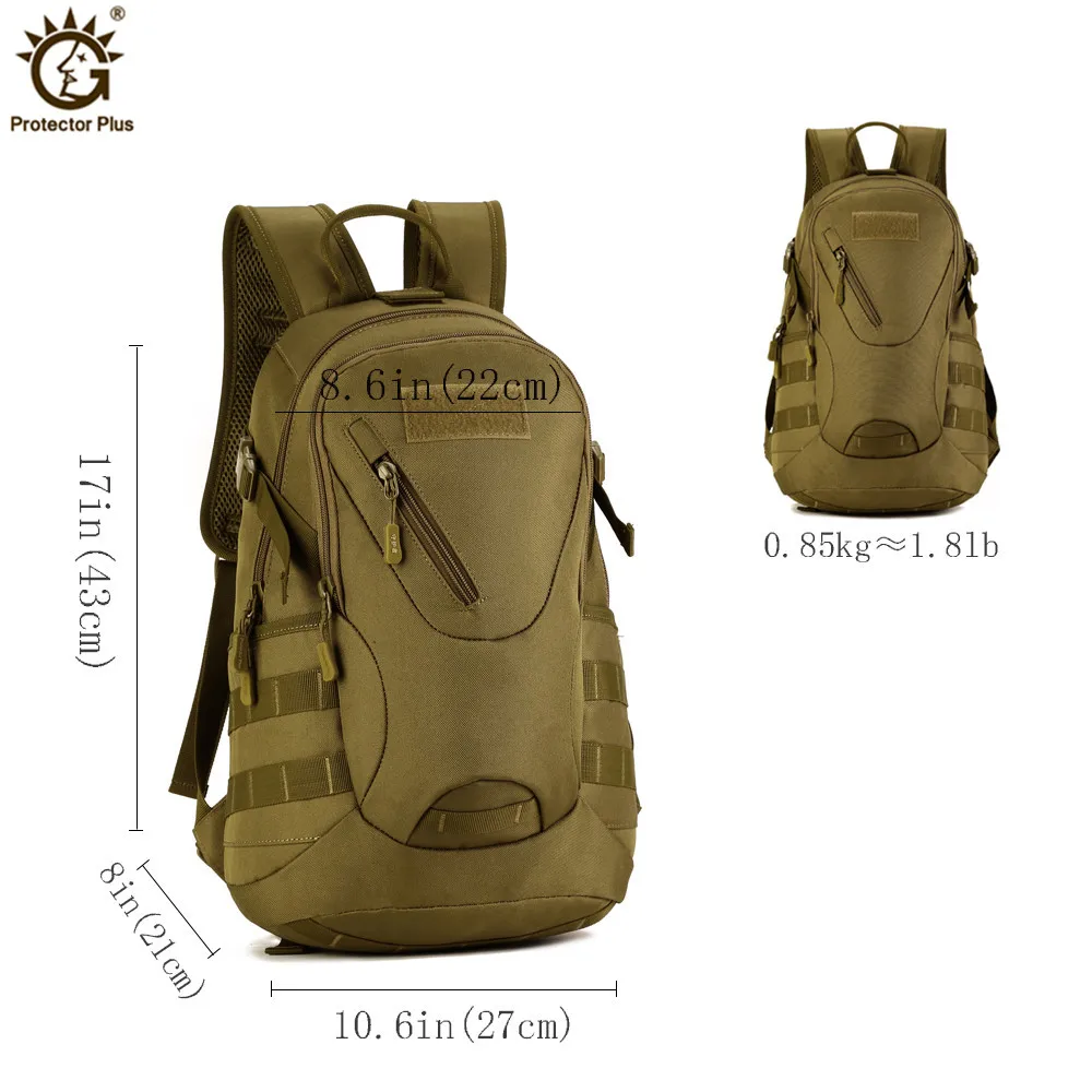 Imagem -03 - Mochila Tática do Exército Militar Mochila de Viagem Impermeável Bolsa de Camuflagem Outdoor Camping Caminhadas Trekking 3d Bolsa 20l