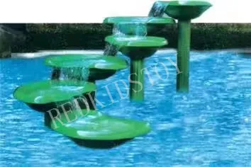 

Fiberglass Lotus Leaf Water Play Equipment HZ-CF005