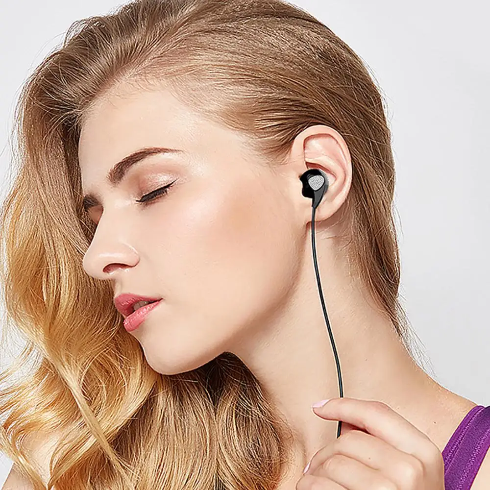 UiiSii 최신 업그레이드 유선 소음 차단 U1 헤드셋 중저음 음악 볼륨 이어폰 iphone 용 huawei xiaomi Vivo