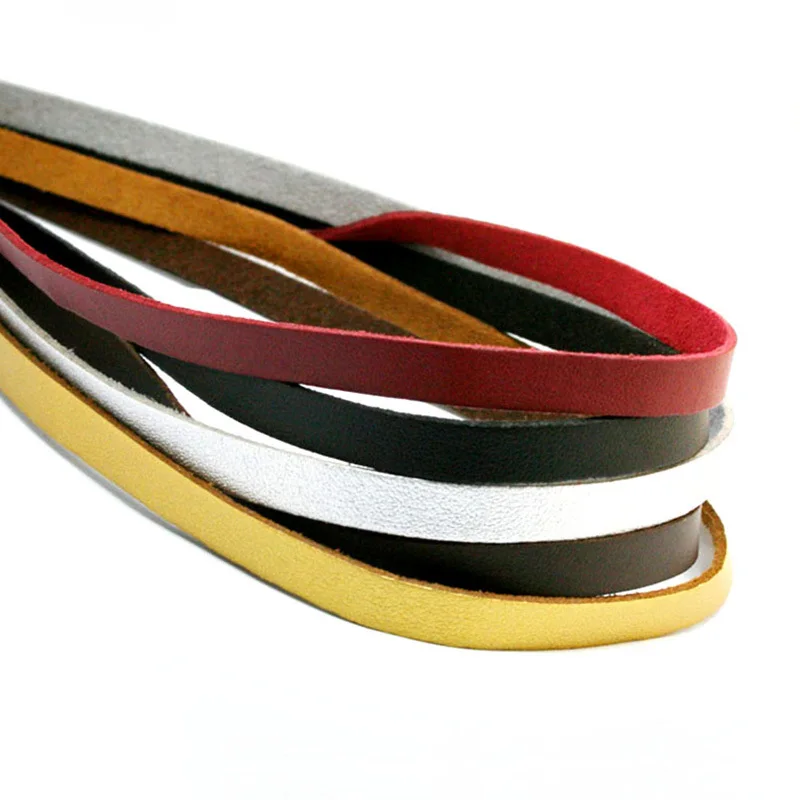 

1M/Roll 8mm 6 Color Flat Faux Suede Korean Velvet Leather Cord string Rope Thread For DIY Necklaces & Bracelets Jewelry Findings