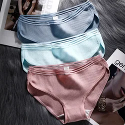 Famous Brand Women's Cotton Panties Female Lace Edge Breathable Briefs Sexy Underwear Women Cotton Crotch Lingerie Intimates