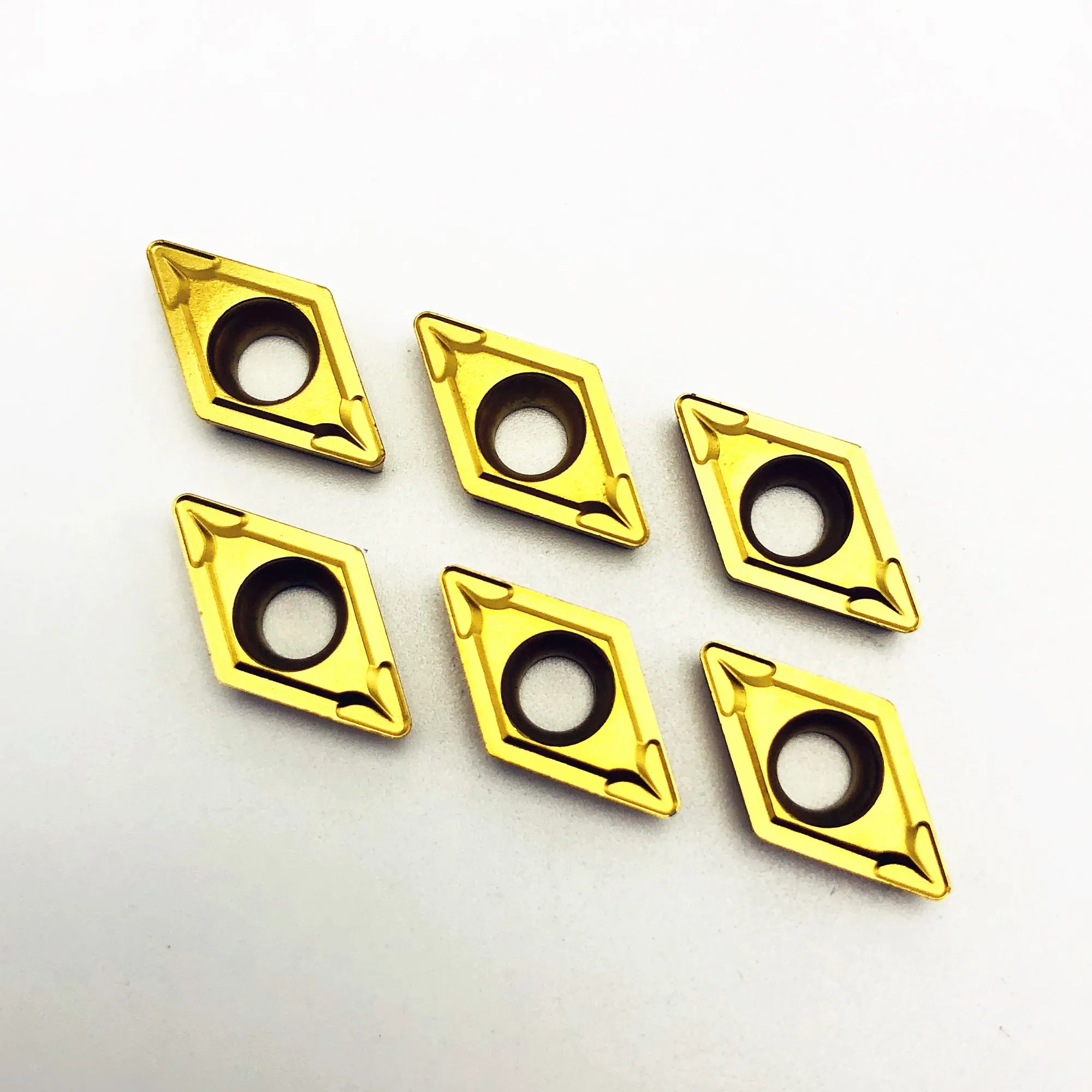 10 PCS inserto In Metallo Duro DCMT11T308 DCMT32.52 US735 interno utensile di tornitura DCMT 11T308-11T308 end di fresatura fresa tornio CNC strumento