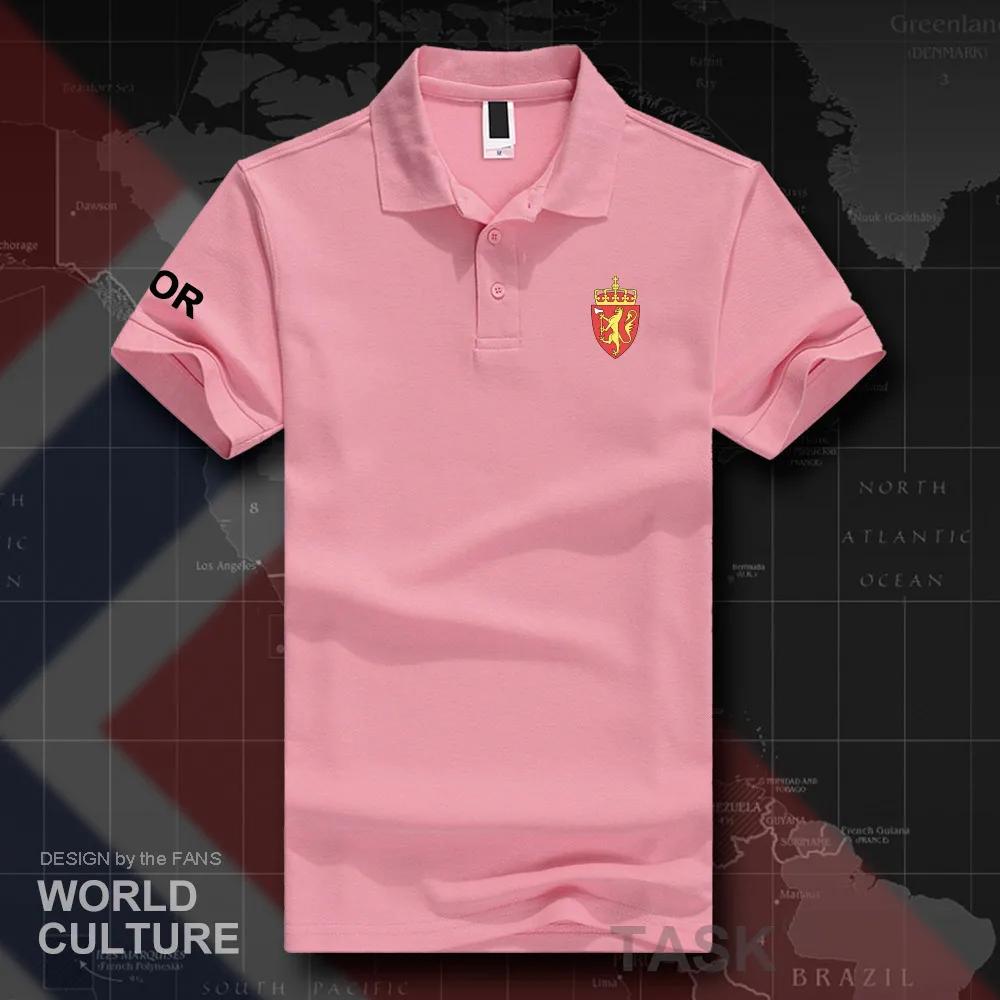 Norway Norge NOR Norwegian Nordmann NO polo shirts men short sleeve white brands printed for country 2018 cotton nation team 20