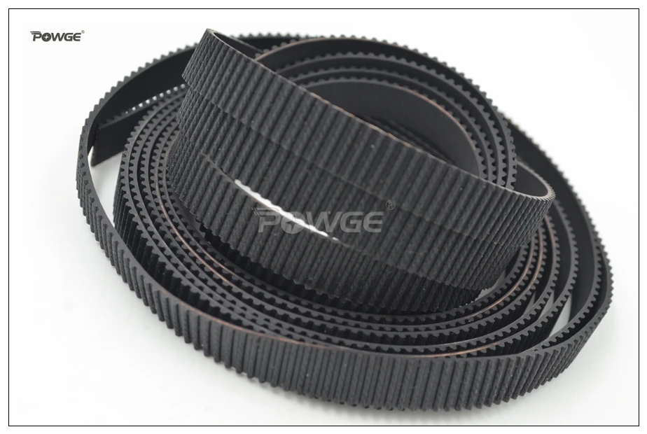 POWGE 2meters GT2 Timing Belt Width=6mm Fit GT2 Pulley GT2-6 Rubber 2GT 6 Open Timing Belt 3D Printer Accessory High Quanlity