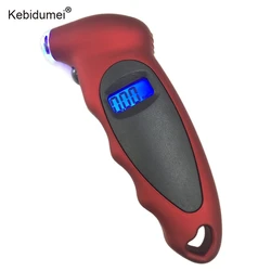 Car Mini Digital Tire Gauge Mini Motorcycle Bike Tire Diagnostic Tool  LCD Display Tire Pressure Tool Gauge PSI Kpa