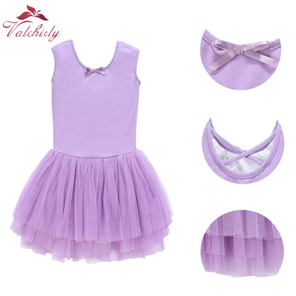 Hoa oải hương Ba Lê Tutu Cô Gái Nhảy Múa Leotards Trẻ Mới Biết Đi Váy Ba Lê Váy Váy Tutu Leotard cho trẻ em