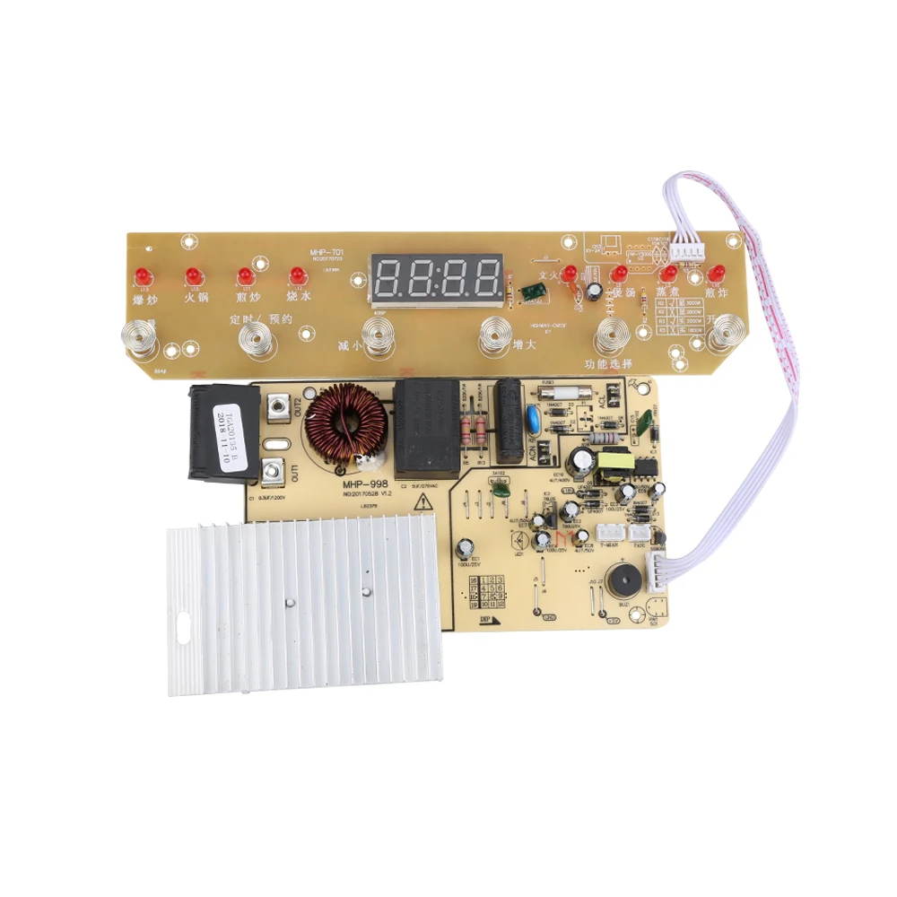 2000W 220V Circuit Board PCB with Coil Electromagnetic Heating Control Panel for Induction Cooker