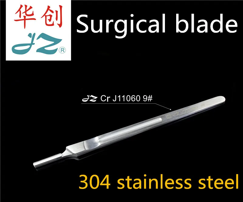 JZ medical surgical knife Handle stainless balde Scalpel No 3 #-4-#7-# 9-# DIY Cutting Tool PCB Repair Animal Surgical Knife