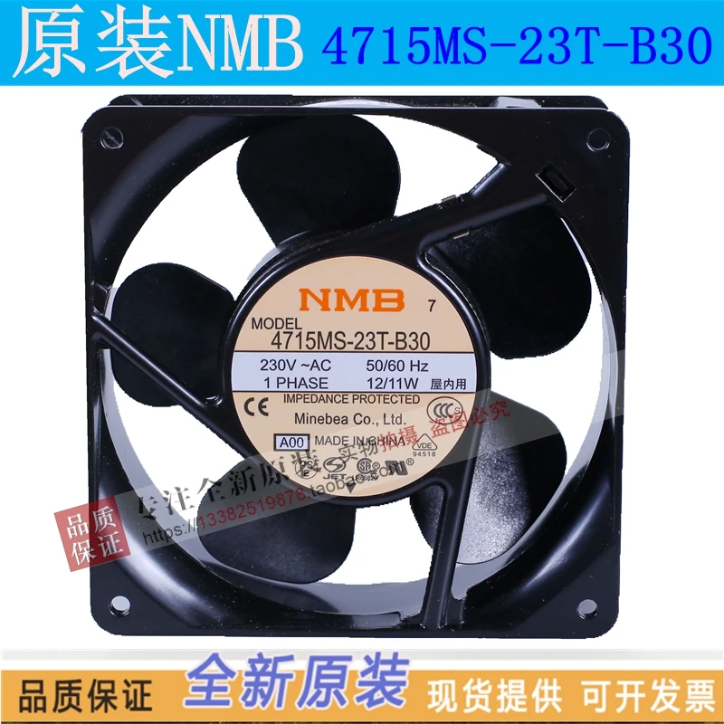 

NEW NMB-MAT NMB 4715MS-23T-B30 12038 AC230V silence Axial cooling fan