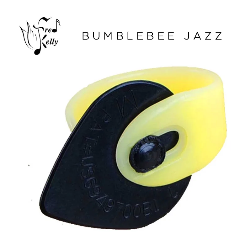 Fred Kelly Pick Delrin Bumblebee Jazz/Tear Drop Plettro per Chitarra