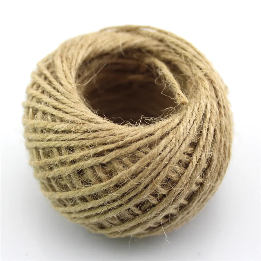 1pc J481 30m Hemp Rope Ball Diameter 1.5mm Three-ply Twine Cord Roll DIY Model Making Free Shipping Russia