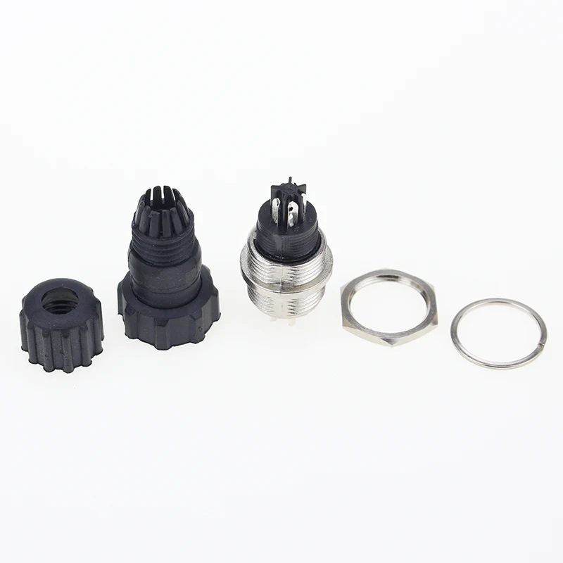 1set GX16 2/3/4/5/6/7/8/9/10 Pin aviation connector M16 waterproof male&female plug and socket IP65