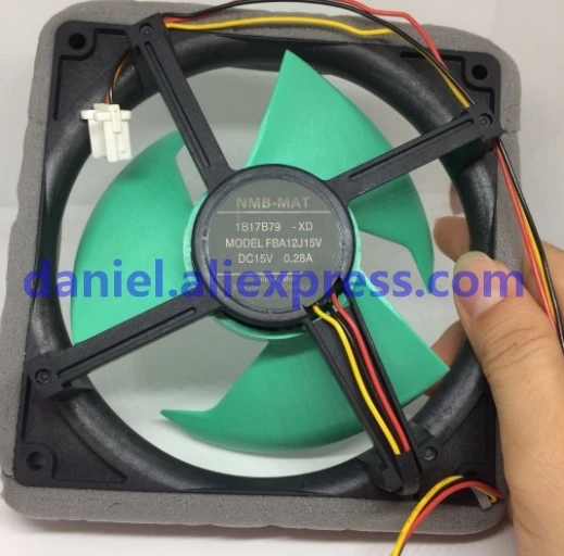 

New original NMB- FBA12J15V 15V 0.28A fan/motor matsushita 3-wire refrigerator cooling fan