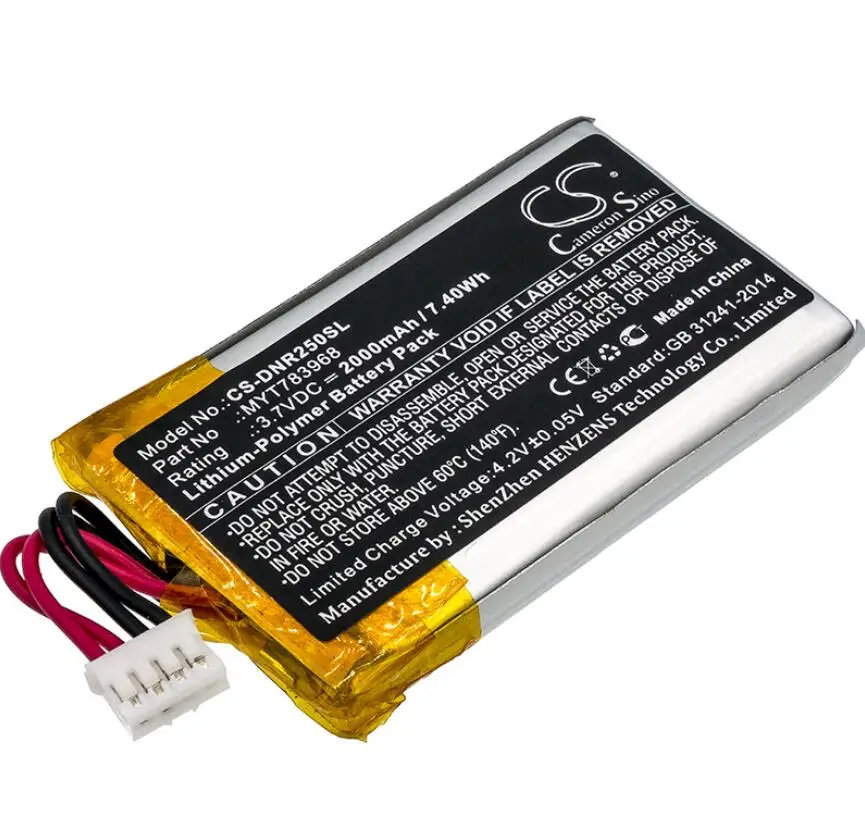 Cameron Sino 2000mah battery for DELORME AG-008727-201 INCRH20 InReach Explorer inReach SE T7V1315 MYT783968