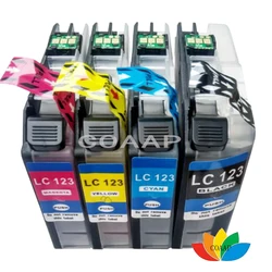 4pcs Compatible LC121 LC 123 LC123 ink cartridge For Brother DCP-J552DW/DCP-J752DW/MFC-J470DW/MFC-J650DW Inkjet Printer