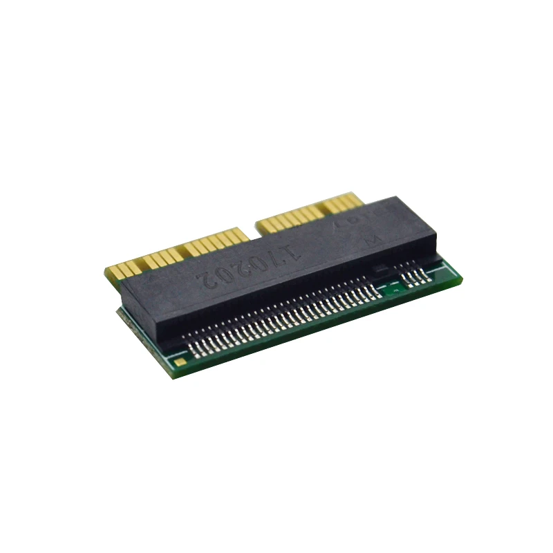 Карта адаптера M.2 PCI-e NVMe SSD M key для MACBOOK Air A1465, A1466 Pro, A1398, A1502, A1419, NGFF на MD711, MD712