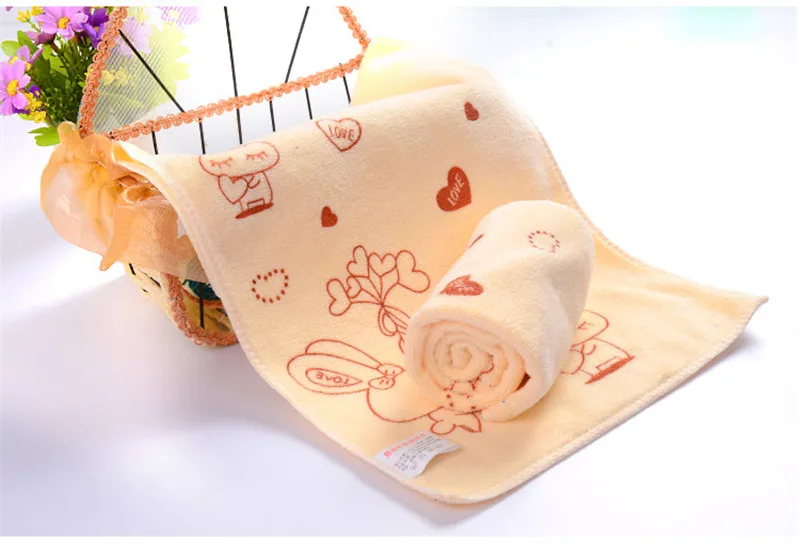 Hot!!!  New Arrival Comfortable Nano microfiber  Baby Face Towels Children Towels Cartoon Hair Towels  50x25cm